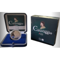 Italien 5 Euro Silber PROOF 2021 - 450. Jahrestag der Geburt Caravaggios