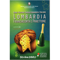Italien 5 Euro BU 2022 - Italienische Ess- und Weinkultur – Lombardei - Franciacorta und Panettone