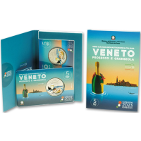 Italien 5 Euro BU 2023 - Italienische Ess- und Weinkultur - Venetien - Prosecco und Granseola