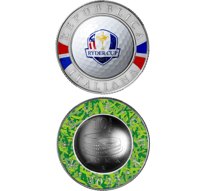 Italien 5 Euro Silber BU 2023 - Ryder Cup - Rom