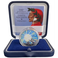 Italien 5 Euro Silber PROOF 2023 - 700. Jahrestag des Todes von Dante Alighieri – Paradiso