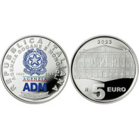 Italien 5 Euro Silber PROOF 2023 - 170. Jahrestag der Zoll- und Monopolagentur - ADM