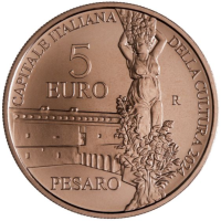 Italien 5 Euro BU 2024 - Italienische Kulturhauptstädte – PESARO