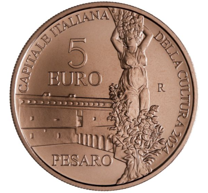 Italien 5 Euro BU 2024 - Italienische Kulturhauptstädte – PESARO