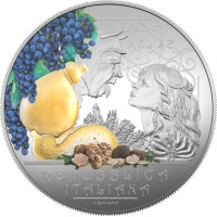 Italien 5 Euro BU 2024 - Italienische Ess- und Weinkultur - Tintilia und Caciocavallo – Molise