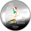 Italien 5 Euro Silber PROOF 2024 - Rund um die Welt 2023-2025 des Amerigo Vespucci-Schiffes