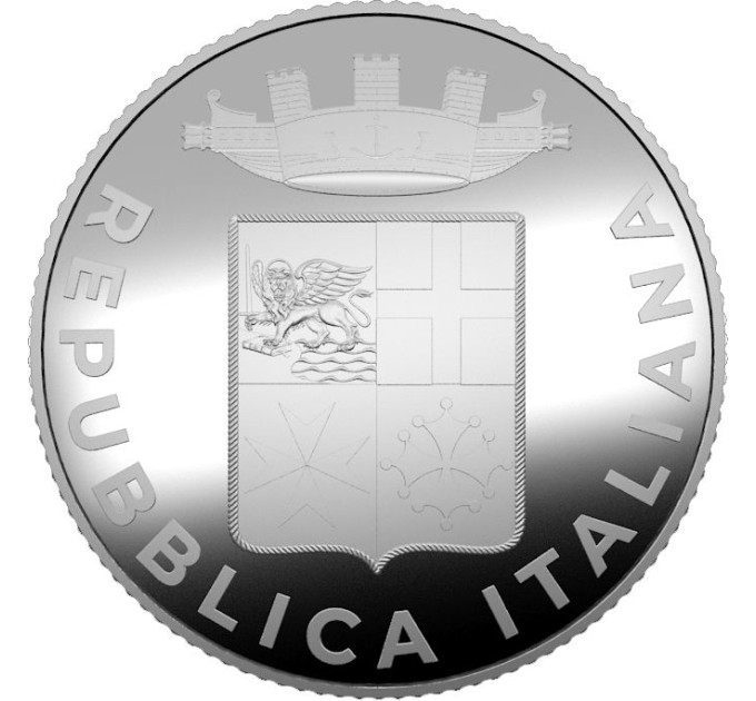 Italien 5 Euro Silber PROOF 2024 - Rund um die Welt 2023-2025 des Amerigo Vespucci-Schiffes