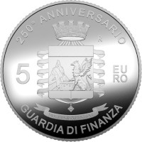 Italien 5 Euro Silber PROOF 2024 - 250. Jahrestag der Gründung der Finanzgarde