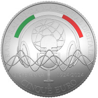 Italien 5 Euro Silber PROOF 2024 - 150. Jahrestag der Geburt von Guglielmo Marconi und 100 Jahre seit der ersten Radiosendung in Italien
