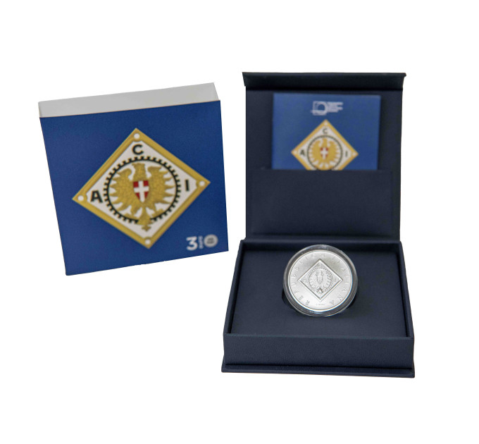 Italien 3 Euro Silber BU 2025 - 120. Jahrestag der Gründung des ACI – Automobile Club of Italy