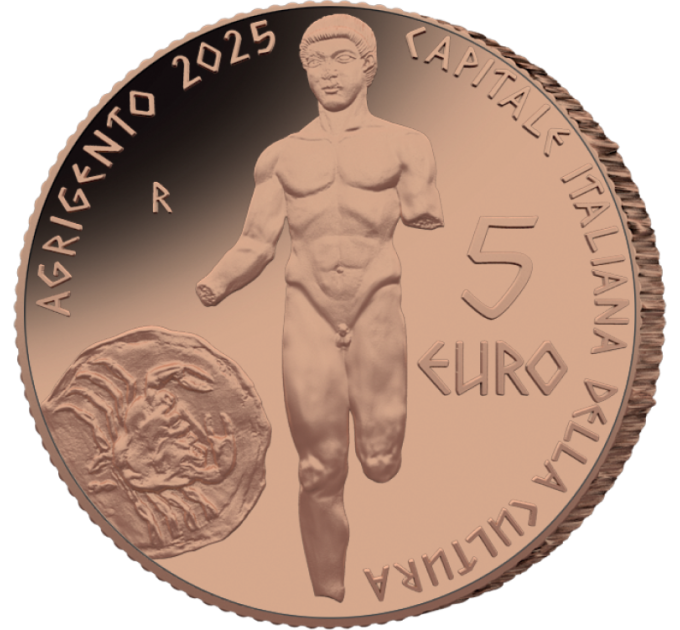 Italien 5 Euro BU 2025 - Italienische Kulturhauptstädte – Agrigento