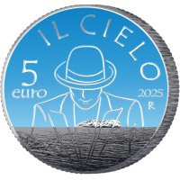 Italien 5 Euro BU 2025 - Italienische Lieder – Der Himmel von Renato Zero