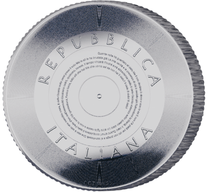 Italien 5 Euro BU 2025 - Italienische Lieder – Der Himmel von Renato Zero