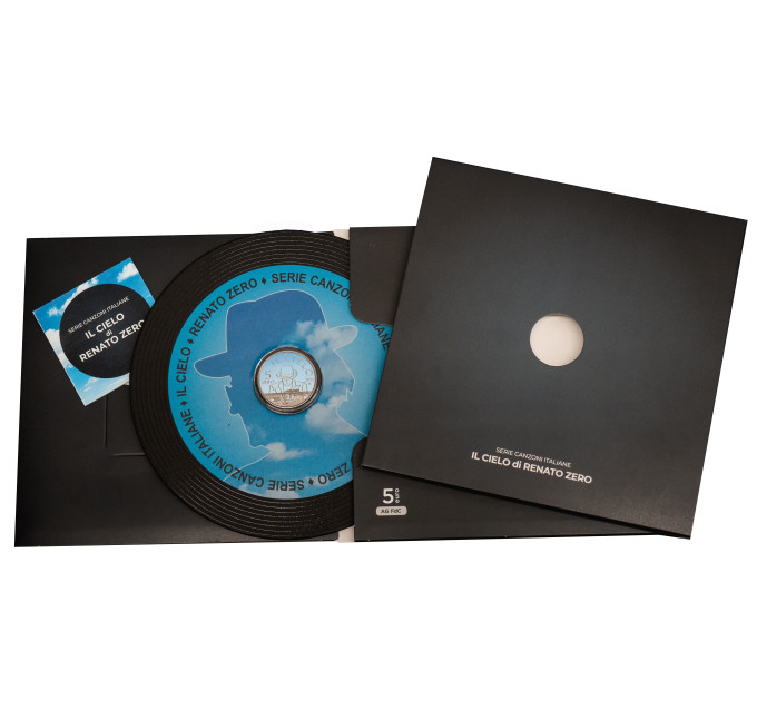 Italien 5 Euro BU 2025 - Italienische Lieder – Der Himmel von Renato Zero