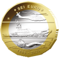 Italien 6 Euro BU 2025 - 160. Jahrestag der Hafenbehörde – Küstenwache