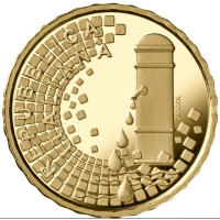Italien 10 euro gold proof 2022 – Brunnen Italiens - Trevi-Brunnen