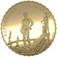 Italien 10 euro gold proof 2024 – Brunnen Italiens - Fontana Pretoria - Palermo