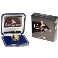 Italien 20 Euro Gold PROOF 2021 - 450. Jahrestag der Geburt Caravaggios