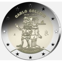 Italien 2 euro Proof 2026 – 200. Jahrestag der Geburt von Carlo Collodi