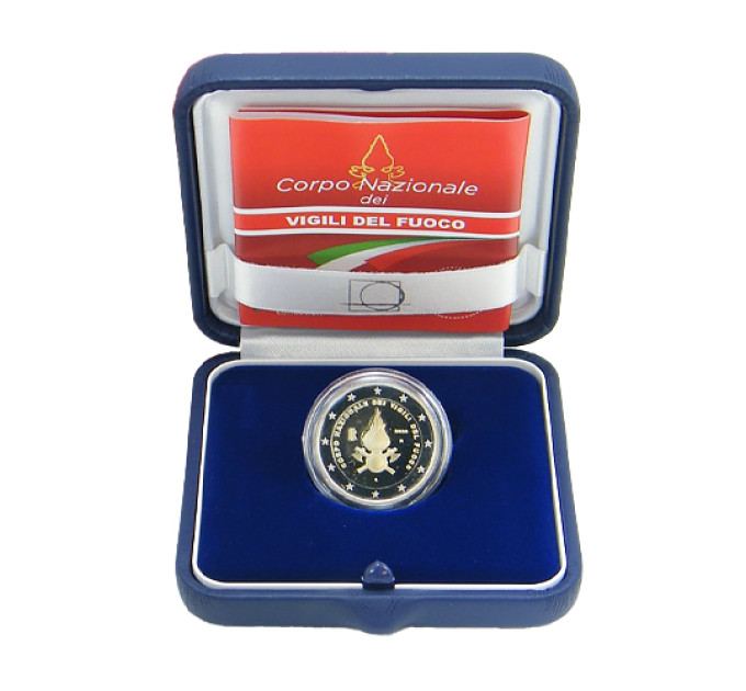 Italien 2 euro proof 2020 – 80. Jahrestag der Gründung des National Fire Corps
