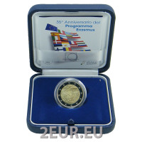 Italien 2 euro proof 2022 – 35 Jahre Erasmus-Programm