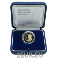Italien 2 euro proof 2023 – 150. Todestag von Alessandro Manzoni