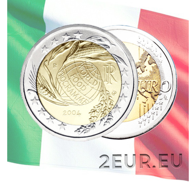 Italien 2 euro UNC 2004 - Welternährungsprogramm