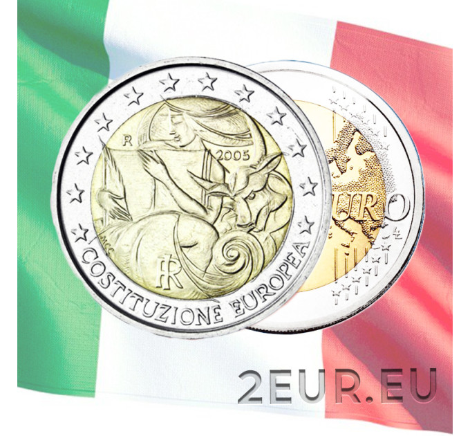 Italien 2 euro UNC 2005 - 1. Jahrestag Europäische Verfassung