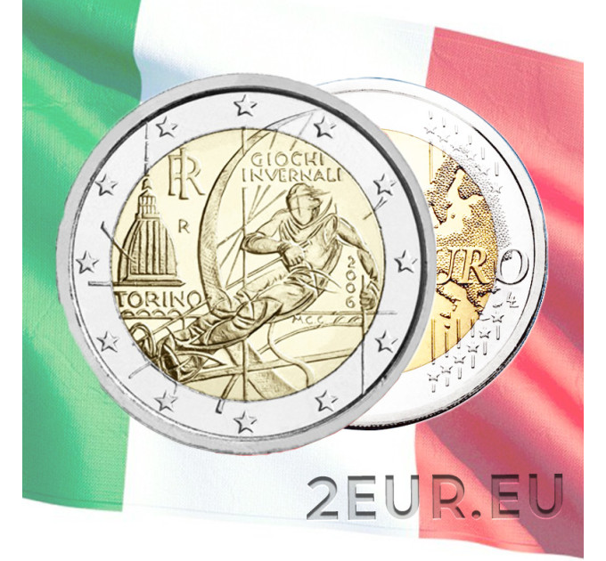 Italien 2 euro UNC 2006 - Turin Olympische Winterspiele