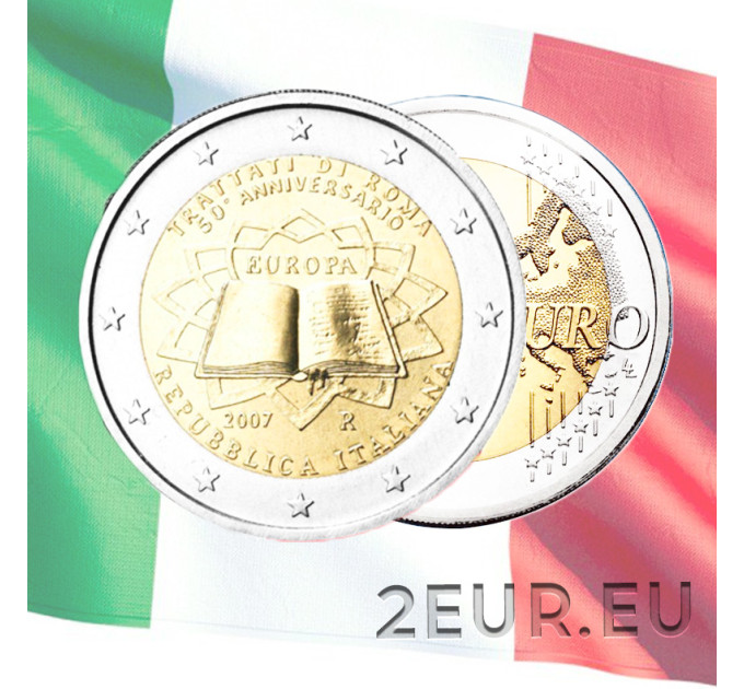 Italien 2 euro UNC 2007 - 50. Jahrestag der Römischen Verträge