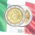 Italien 2 euro UNC 2012 - 10 Jahre Euro-Bargeld