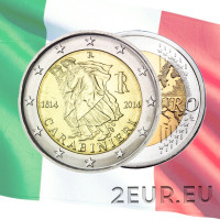 Italien 2 euro UNC 2014 - 200 Jahre Carabinieri