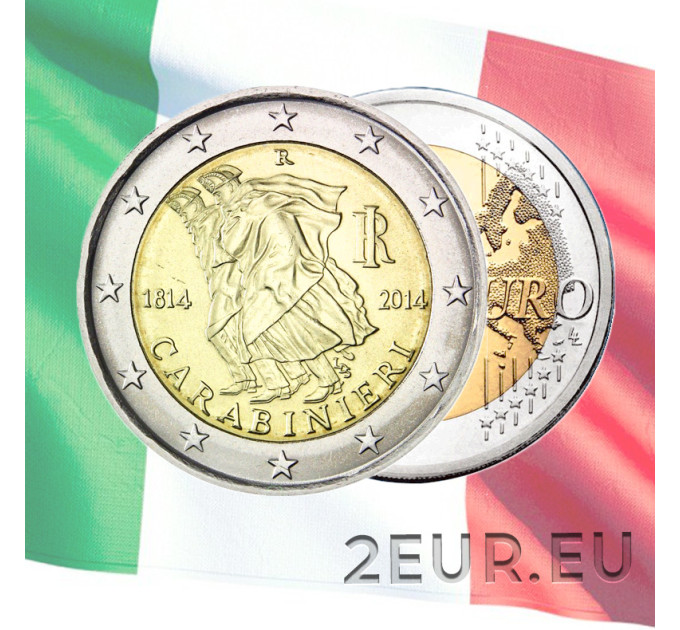 Italien 2 euro UNC 2014 - 200 Jahre Carabinieri