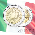 Italien 2 euro UNC 2015 - 30. Jahrestag der EU-Flagge