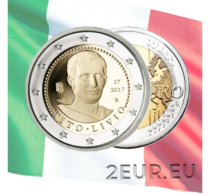 Italien 2 euro UNC 2017 - 2000. Todestag von Titus Livius