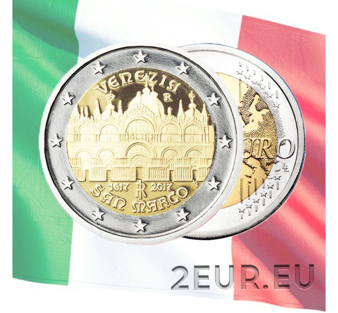 Italien 2 euro UNC 2017 - 400 Jahre seit der Fertigstellung des Markusdoms