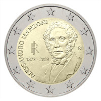 Italien 2 euro UNC 2023 – 150. Todestag von Alessandro Manzoni
