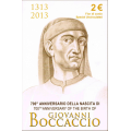 Italien 2 Euro BU 2013 - 700. GEBURTSTAG VON GIOVANNI BOCCACCIO