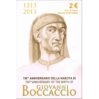 Italien 2 Euro BU 2013 - 700. GEBURTSTAG VON GIOVANNI BOCCACCIO