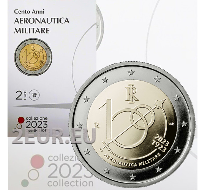 Italien 2 euro BU 2023 – 100 Jahre italienische Luftwaffe