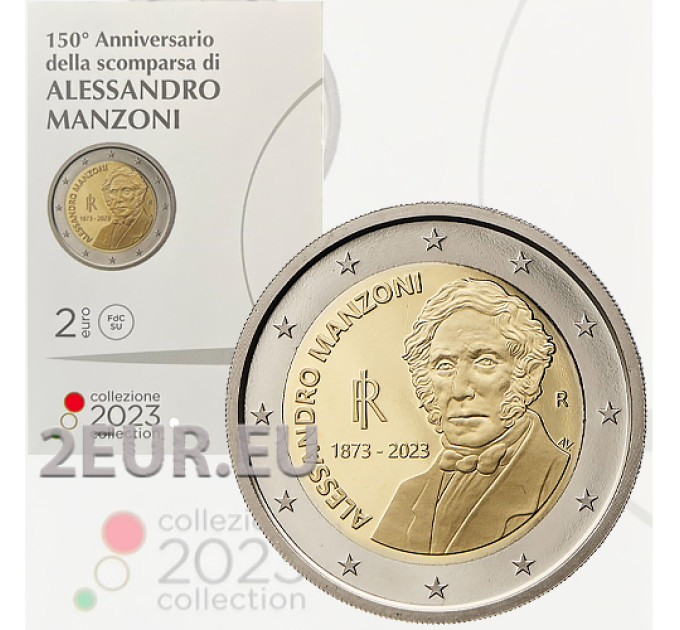 Italien 2 euro BU 2023 – 150. Todestag von Alessandro Manzoni