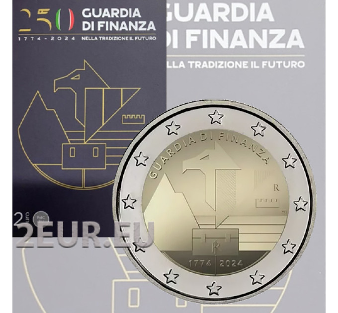 Italien 2 euro BU 2024 – 250 Jahre Finanzschutz
