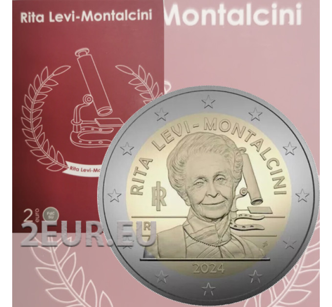Italien 2 euro BU 2024 – Rita Levi-Montalcini