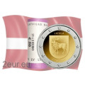 Lettland 2 Euro UNC rollen 2018 – Zemgale