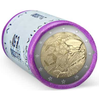 Lettland 2 Euro UNC rollen 2022 – 35 Jahre Erasmus