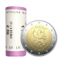 Lettland 2 Euro UNC rollen 2017 - Latgale