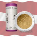 Lettland 2 Euro UNC rollen 2021 – Lettland de iure 100