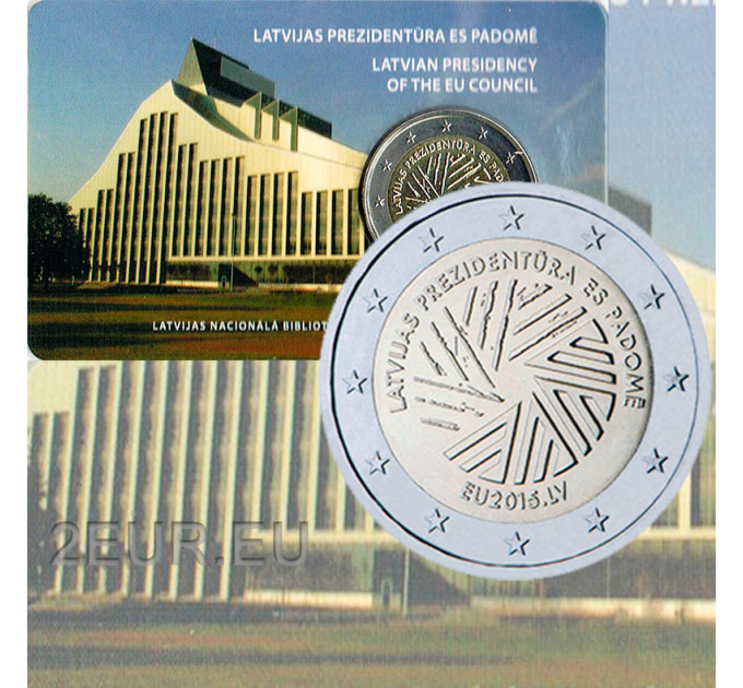 Lettland 2 Euro BU 2015 - Lettische EU-Ratspräsidentschaft 