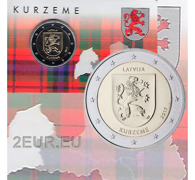 Lettland 2 euro BU 2017 - Kurzeme  