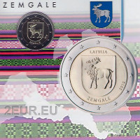 Lettland 2 euro BU 2018 - Zemgale 